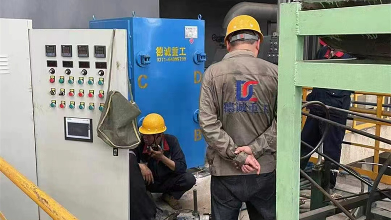 四流喂线机安装调试