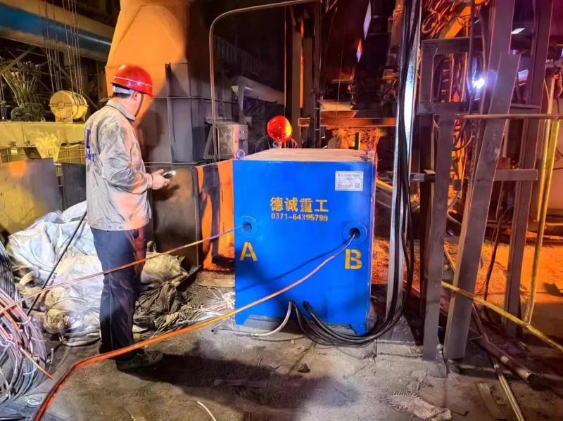 高功率喂丝机使用现场
